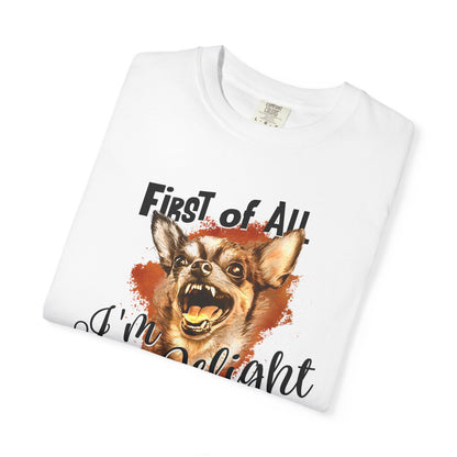 Chihuahua T-shirt - Unisex Garment-Dyed