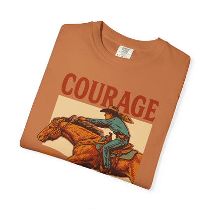 Barrel Racing Courage Graphic T-Shirt