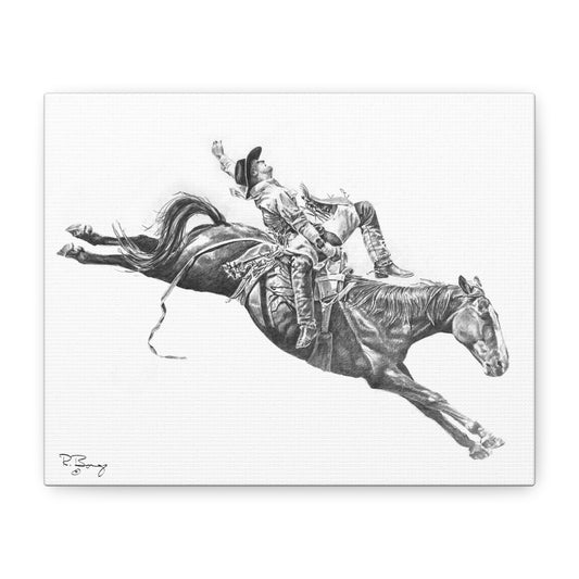 Bareback Rider, Custom Stretched Canvas