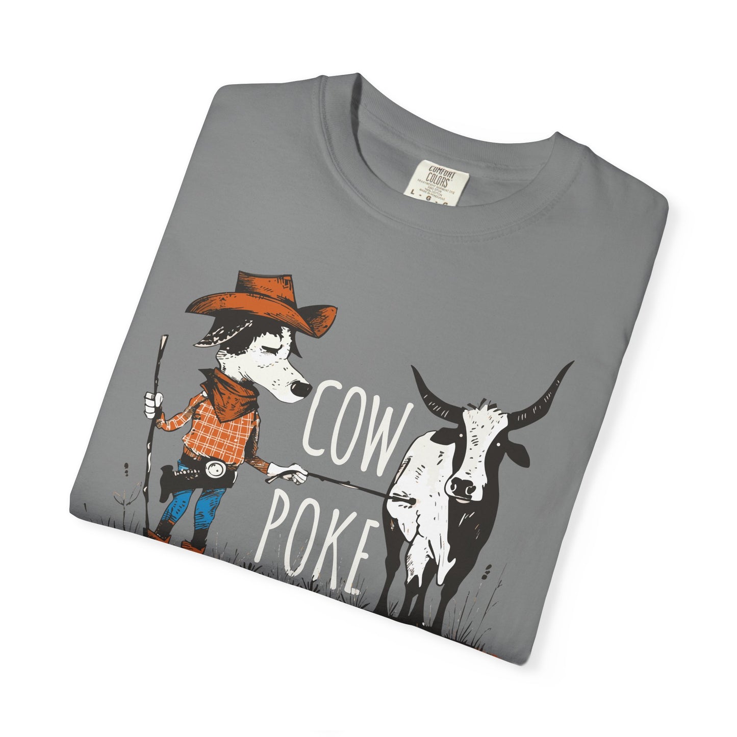 Cow Poke T-Shirt - Unisex Garment-Dyed