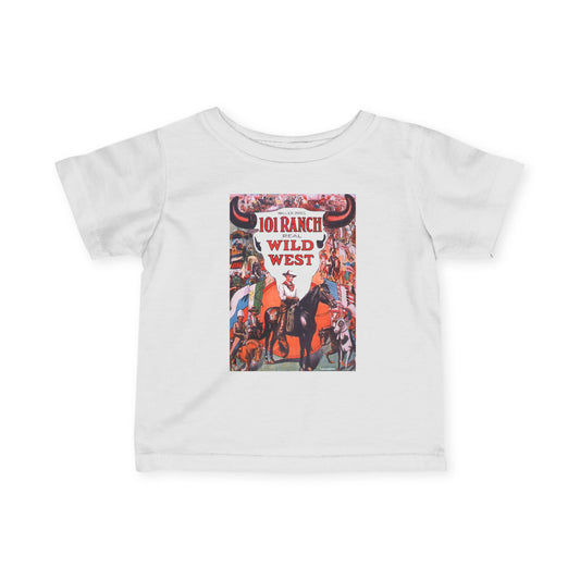 Wild West Rodeo Poster Infant Tee | Cowboy Horse Vintage Graphic