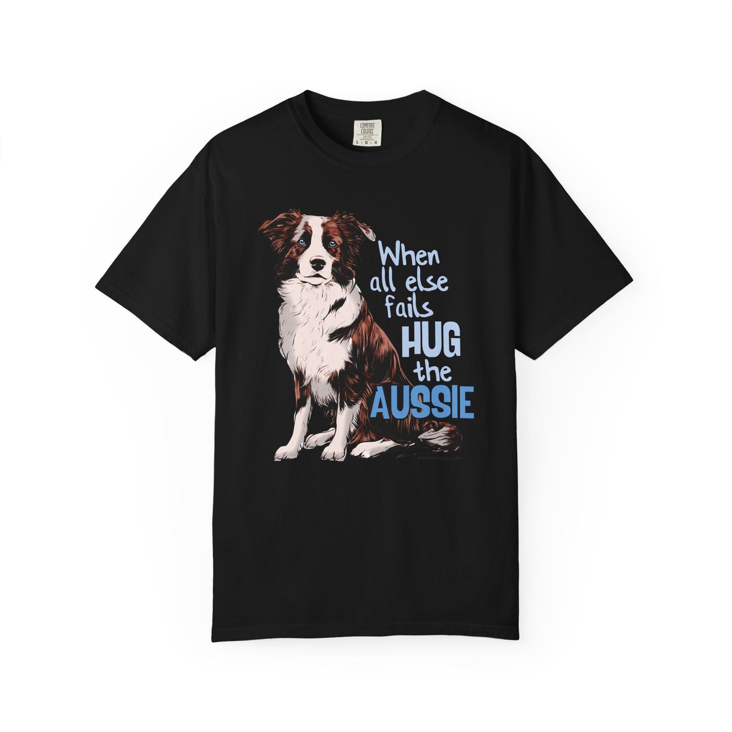 Australian Shepherd, Aussie Hug Unisex T-shirt