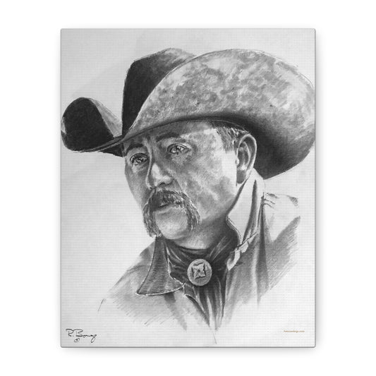 New Mexico Cowboy, Custom Stretched Canvas