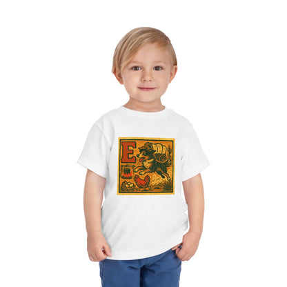 Western Block "E" Toddler Heavy Cotton™ Tee