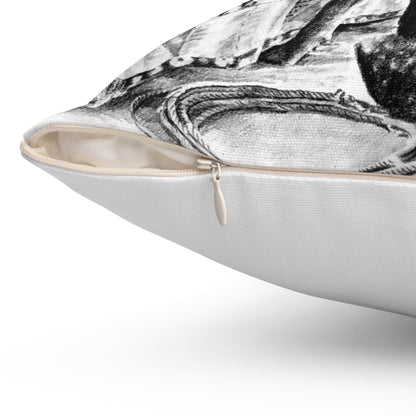 Prairie Praise b/w Pillow with Psalm 150:6 Verse