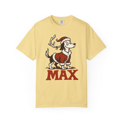 Max the Christmas Cowdog T-shirt