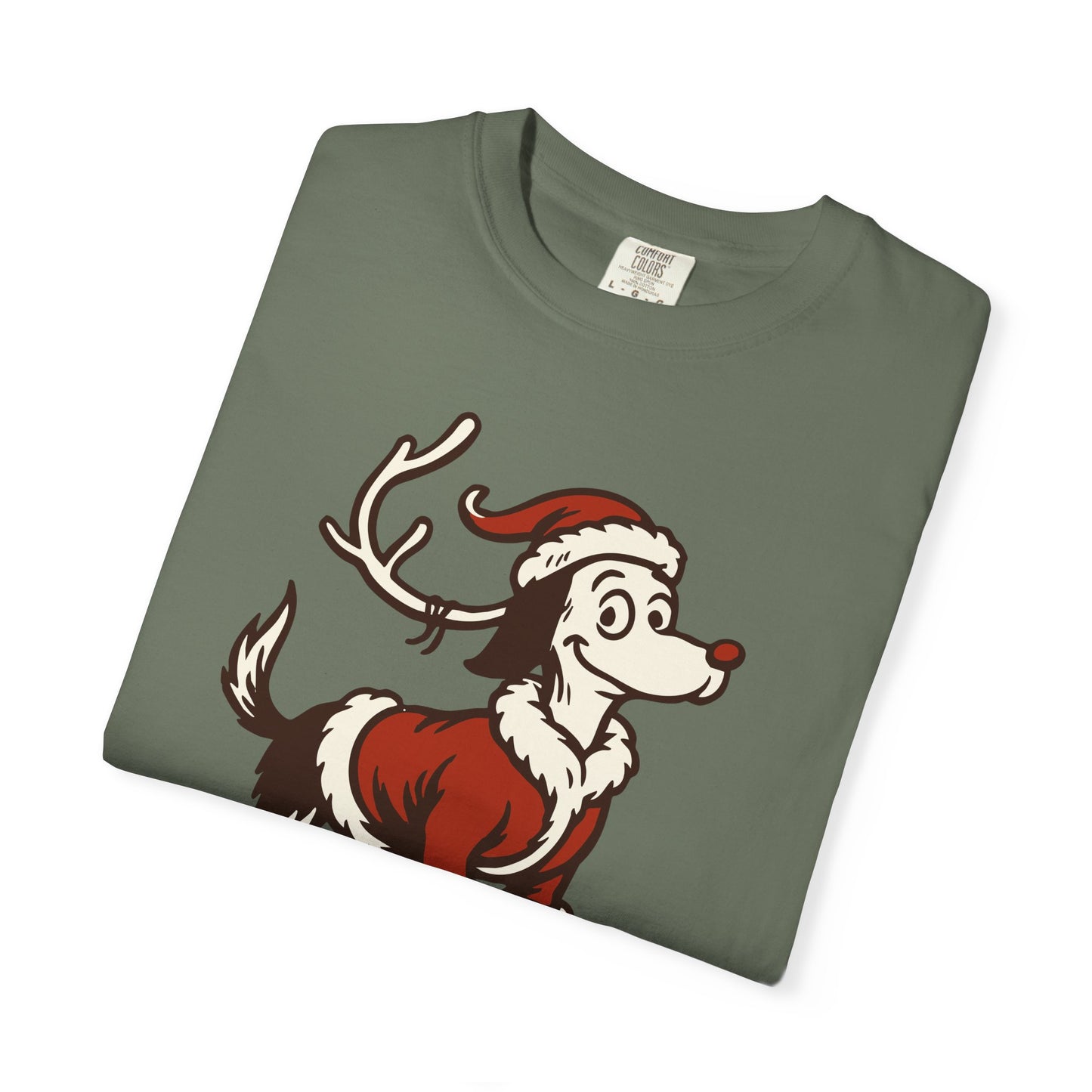 Max the Christmas Cowdog T-shirt