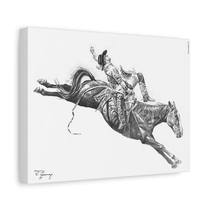 Bareback Rider, Custom Stretched Canvas