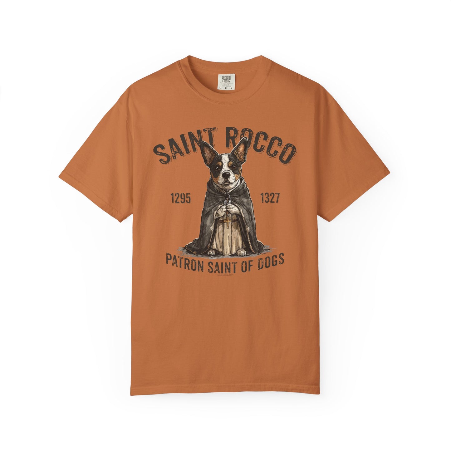 Saint Rocco Unisex T-Shirt - Patron Saint of Dogs and Dog Lovers