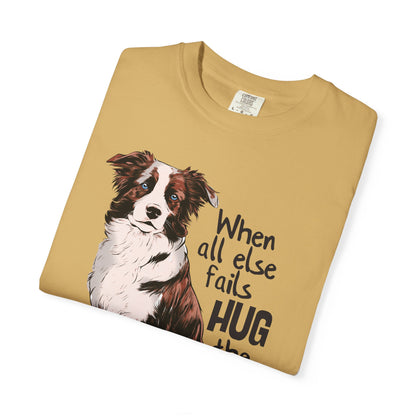 Australian Shepherd, Aussie Hug Unisex T-shirt