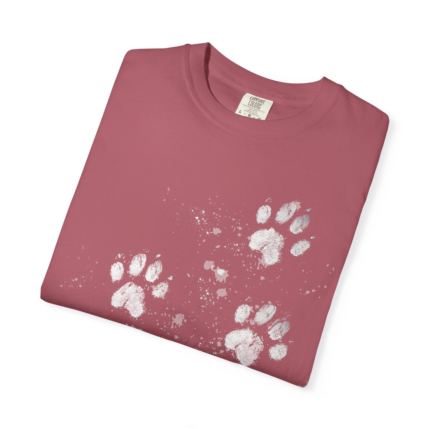 Dog Tracks T-Shirt - Unisex Garment-Dyed