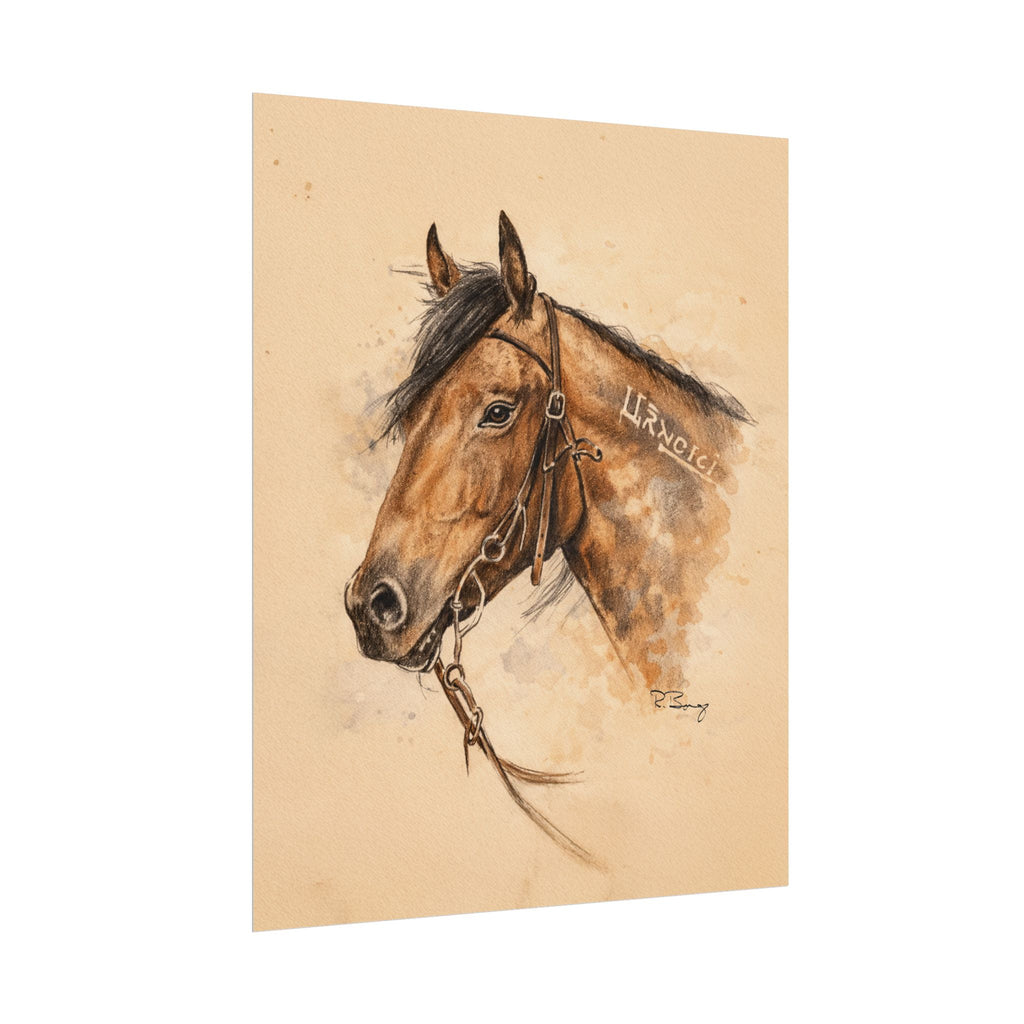 Mustang Color Print