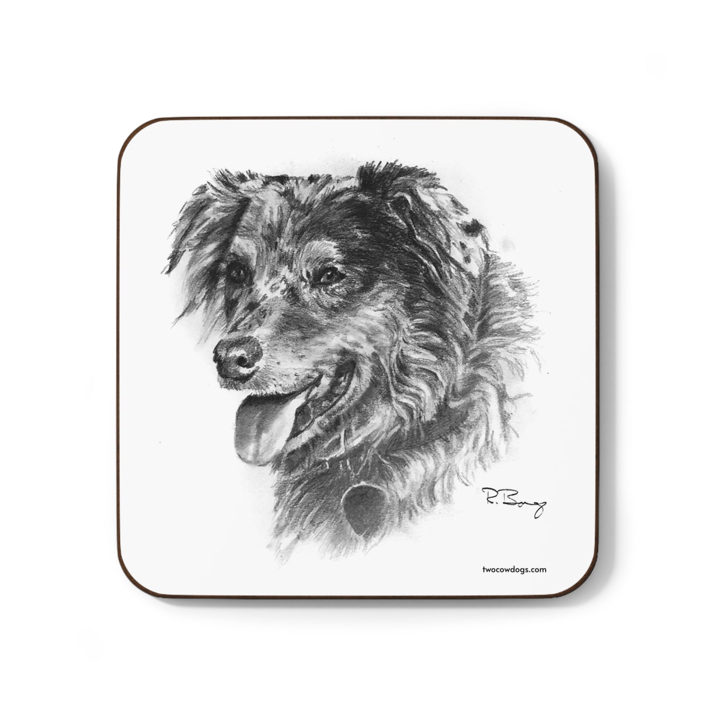 Aussie Hardboard Back Coaster