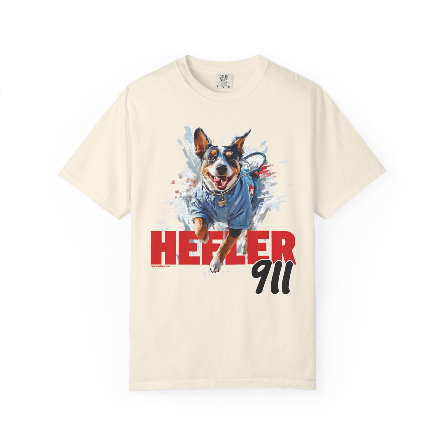 Heeler 911 Unisex T-shirt - Nurse Heeler Dog Design