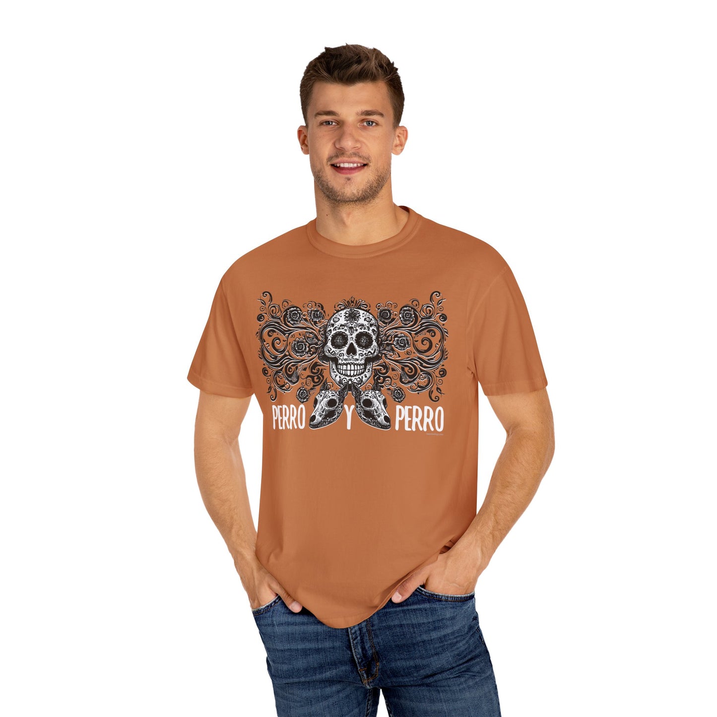 Perro y Perro T-Shirt, Dia De Los Muertos, Two Dogs