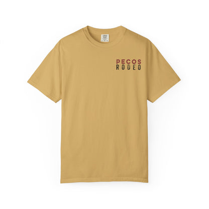 Vintage Pecos Rodeo 1883, front and back design