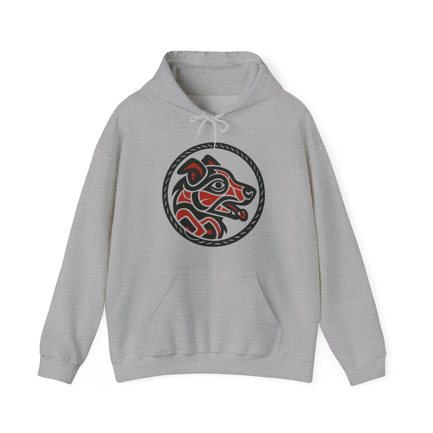 Tribal Cowdog Emblem Hoodie