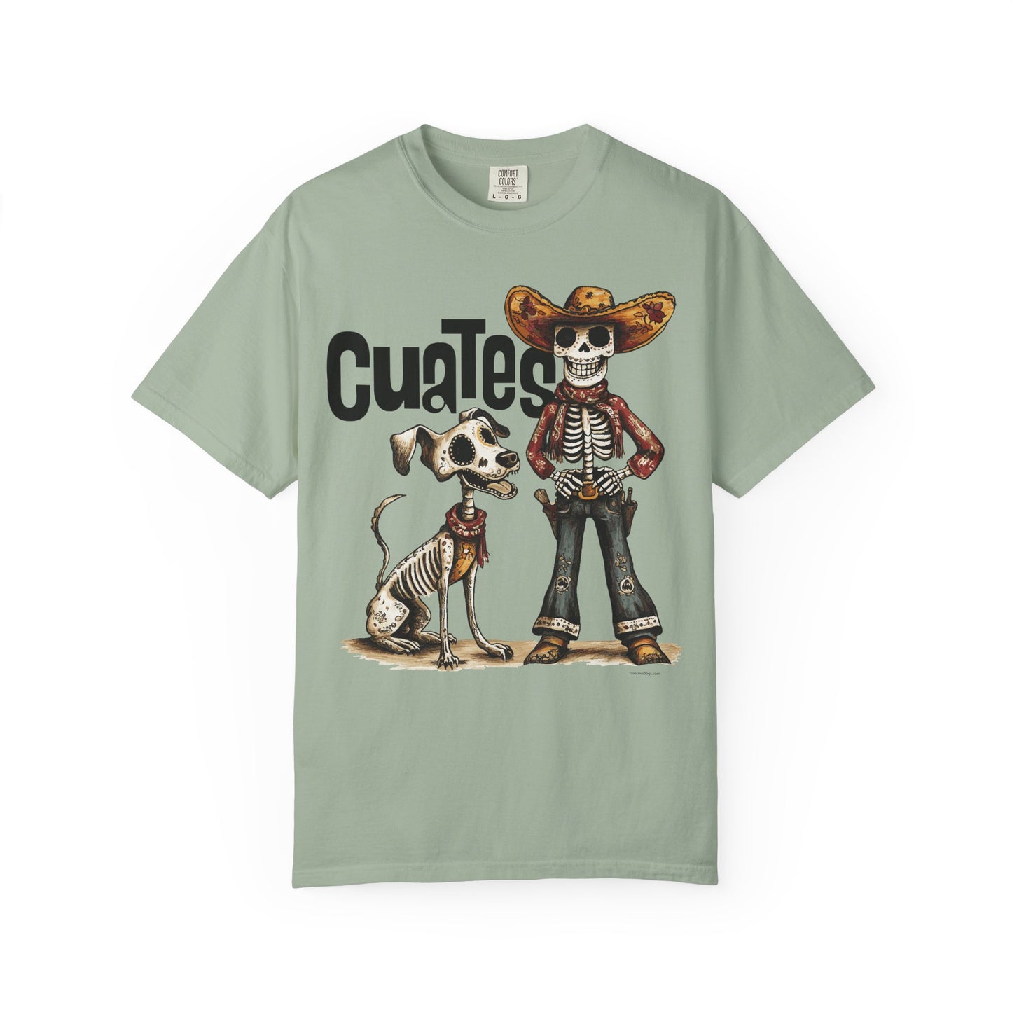 Cowboy and Cowdog Dia de los Muertos T-shirt