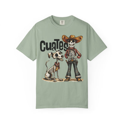 Cowboy and Cowdog Dia de los Muertos T-shirt
