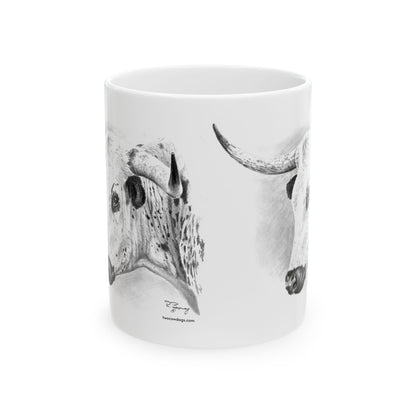 Longhorn 1 Ceramic Mug 11oz