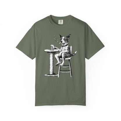 Dog Drinking Beer T-Shirt for Dog Lovers
