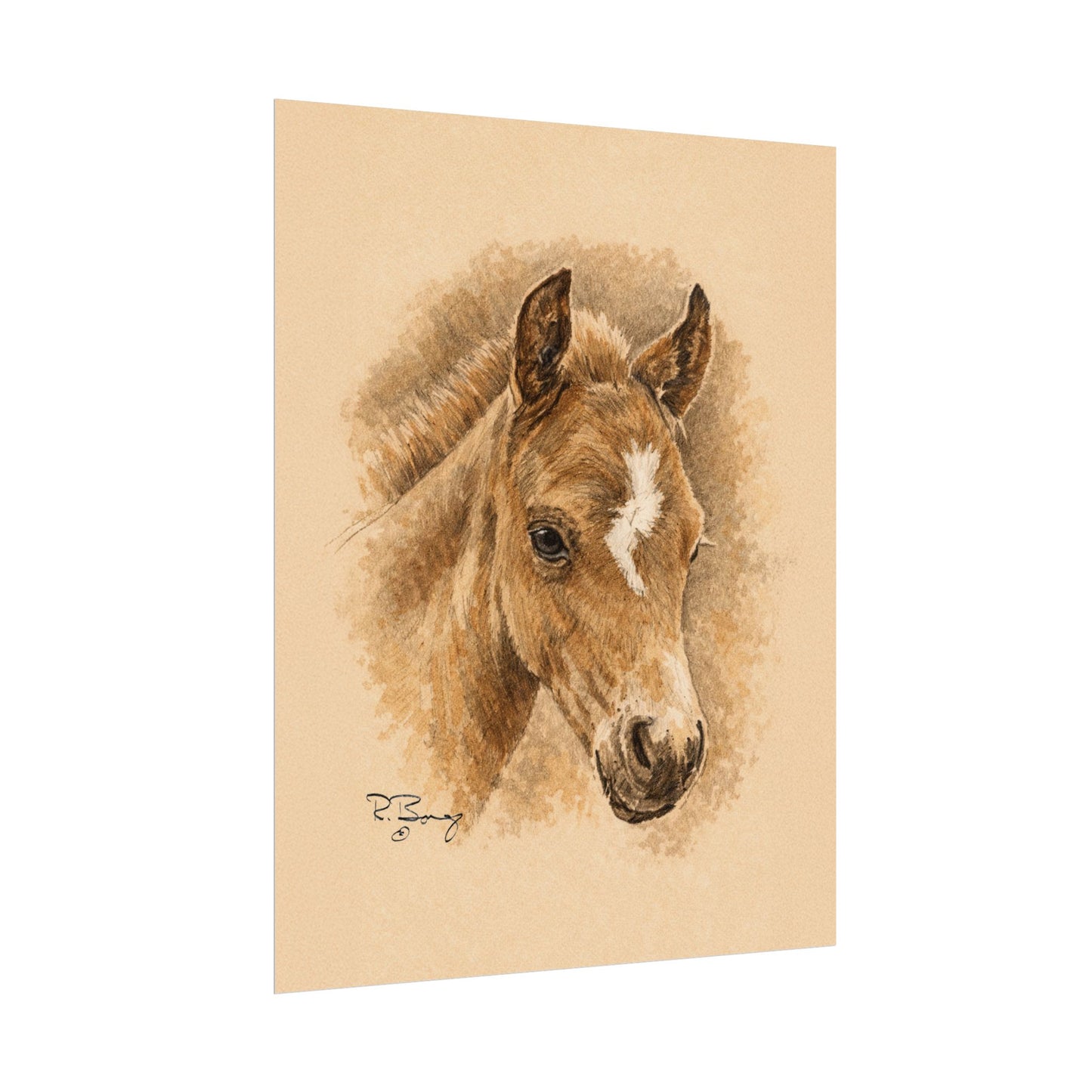 Lightning Colt Archival Paper Print
