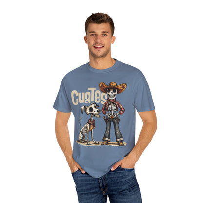 Cowboy and Cowdog Dia de los Muertos T-shirt