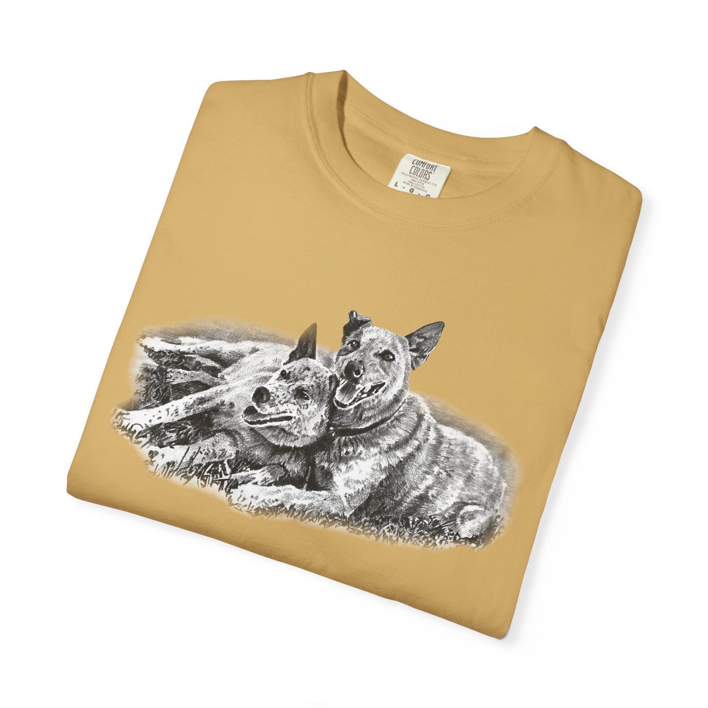 Two Red Heeler Cowdogs Unisex T-Shirt