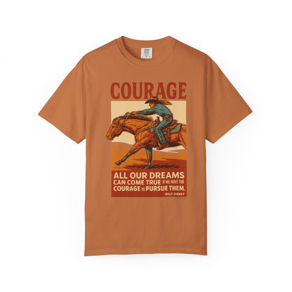 Barrel Racing Courage Graphic T-Shirt