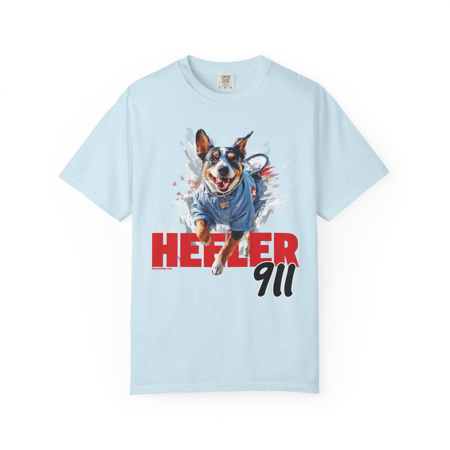 Heeler 911 Unisex T-shirt - Nurse Heeler Dog Design