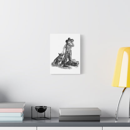 Future All-Around Cowboy Stretched Canvas