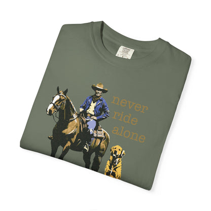Never Ride Alone Tee Shirt