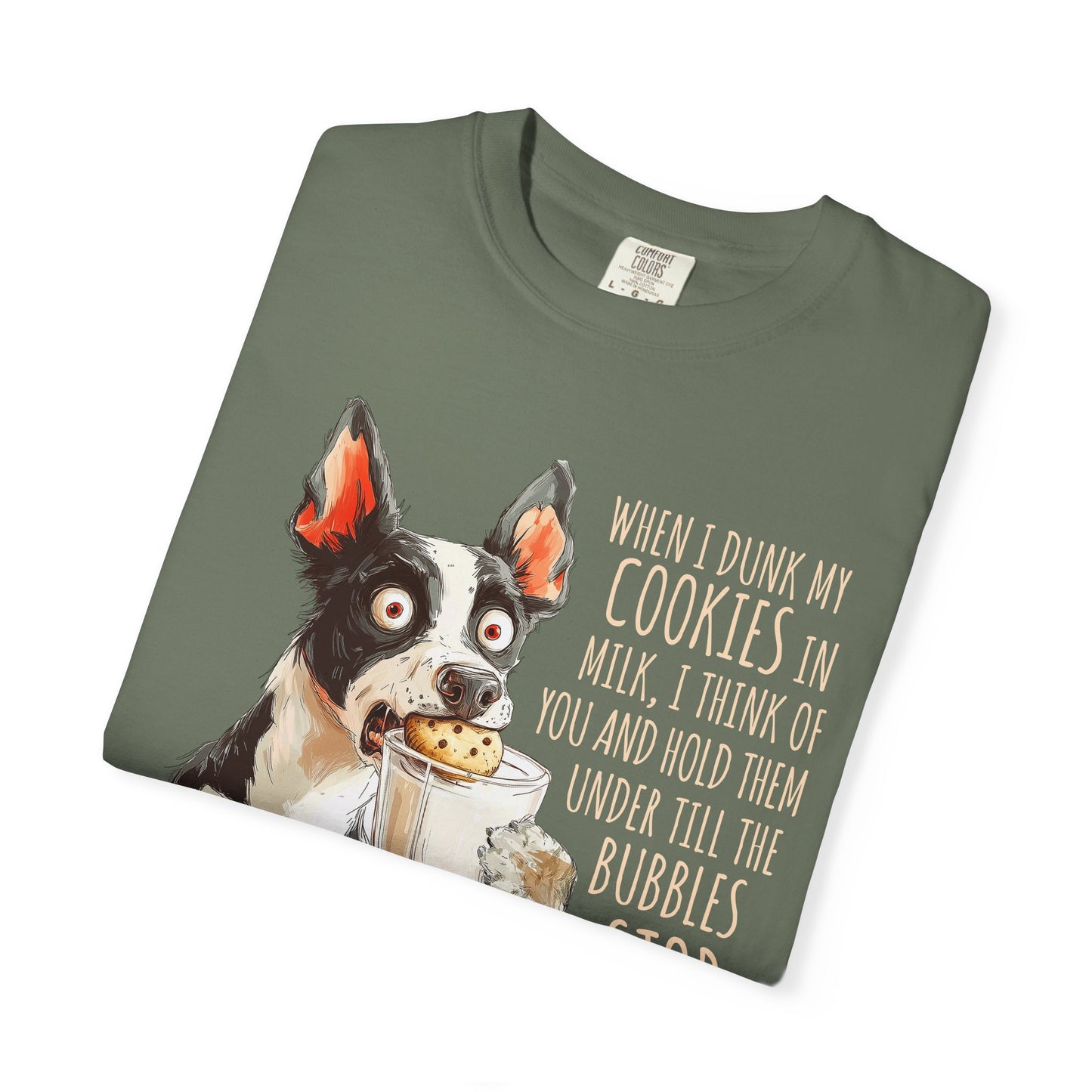 Cowdog Dipping Cookies T-Shirt - Unisex