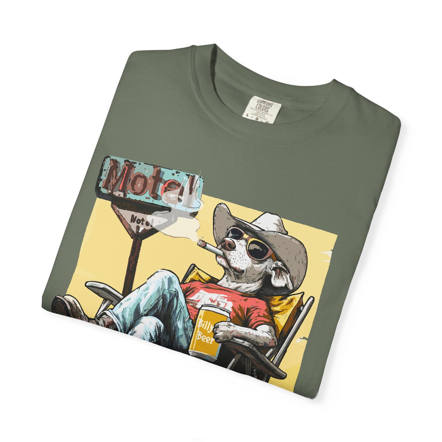 Two Pack Habit and a Motel Tan Tee Shirt