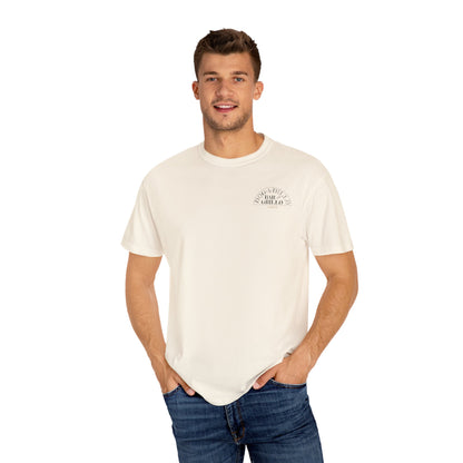 Dog-A-Dillo Armadillo Bar and Grillo T-Shirt, front and back