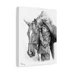 Little Cowhand & His Trusty Steed Canvas Print
