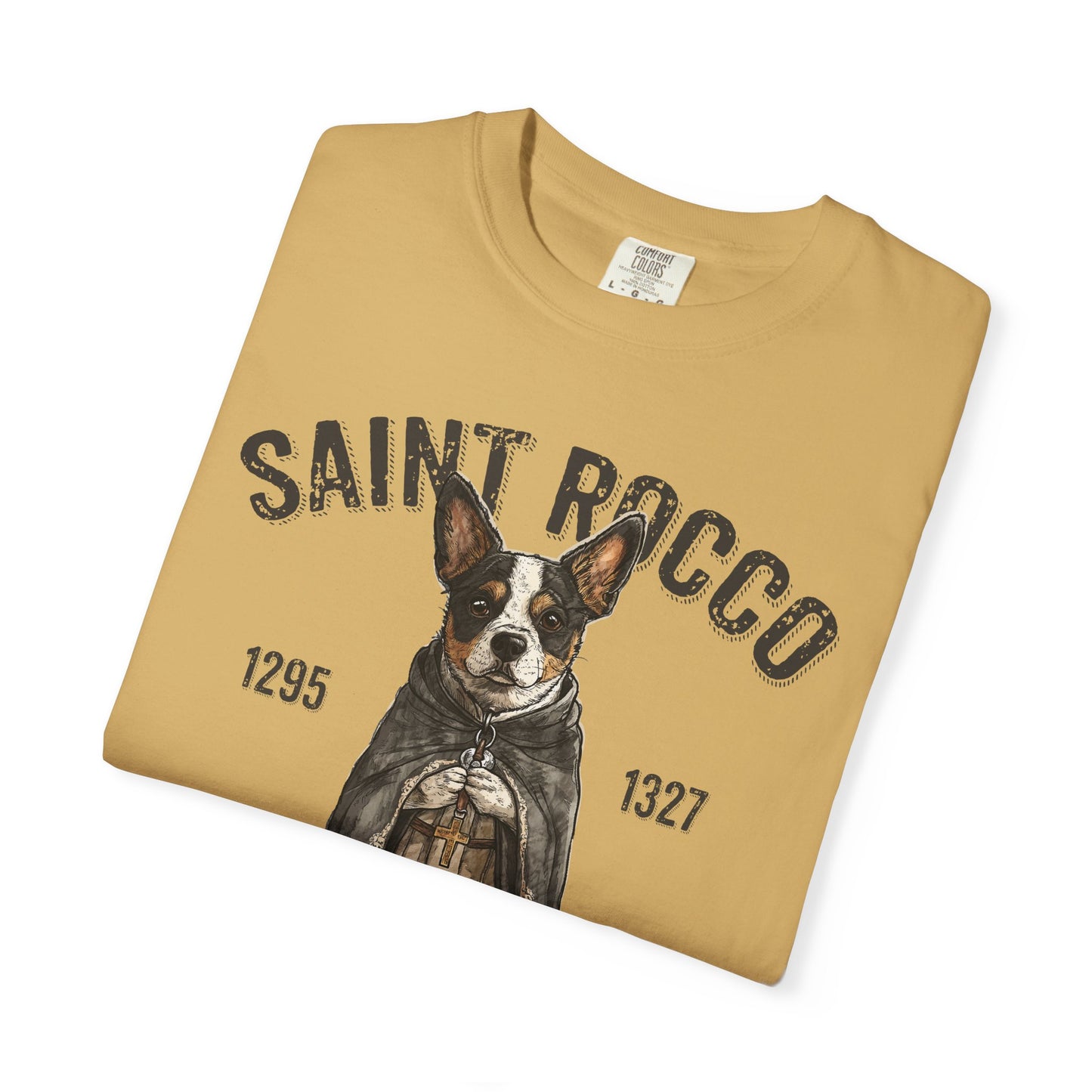 Saint Rocco Unisex T-Shirt - Patron Saint of Dogs and Dog Lovers