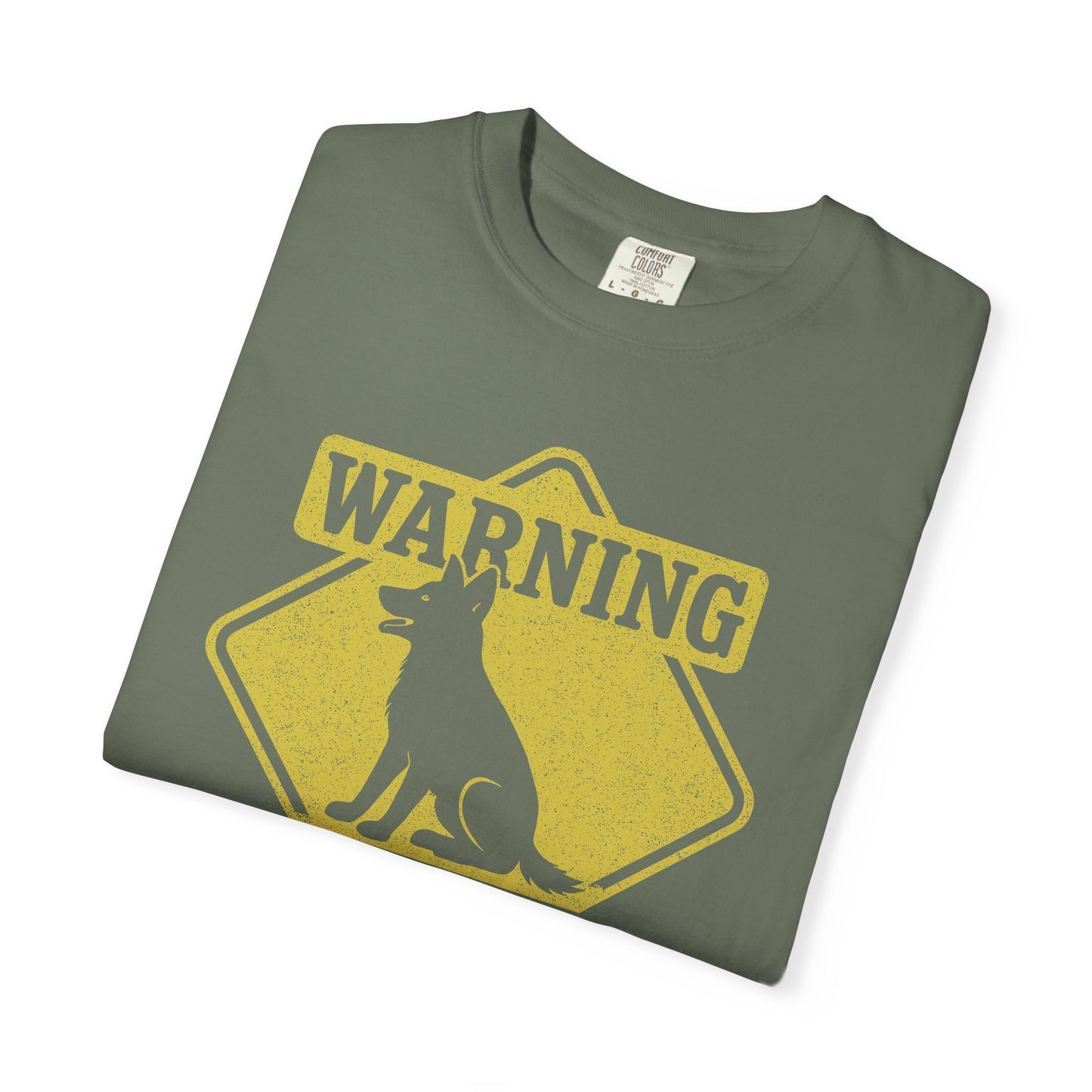 Dog Lover T-shirt - Warning: Easily Distracted by Dogs