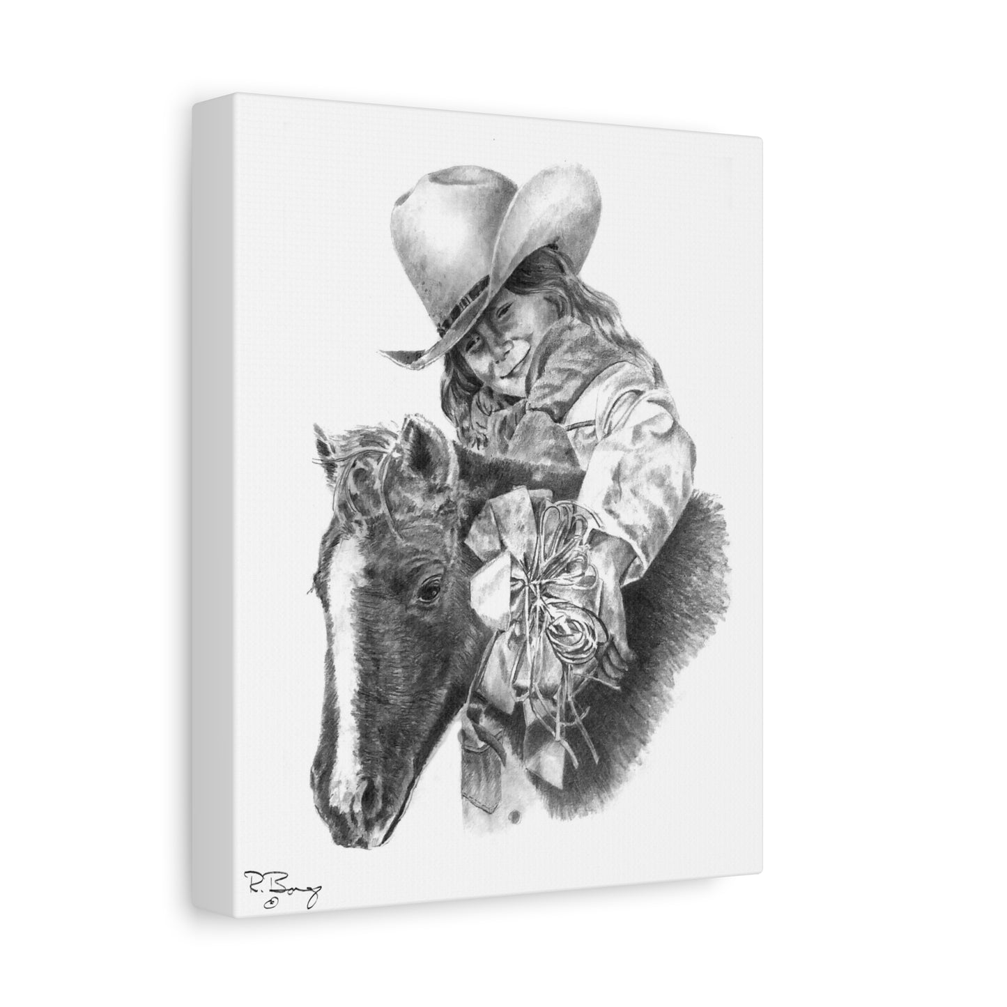 Christmas Pony Canvas