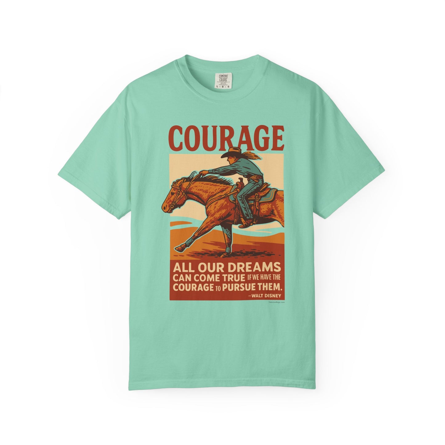 Barrel Racing Courage Graphic T-Shirt