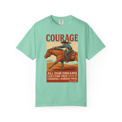 Barrel Racing Courage Graphic T-Shirt