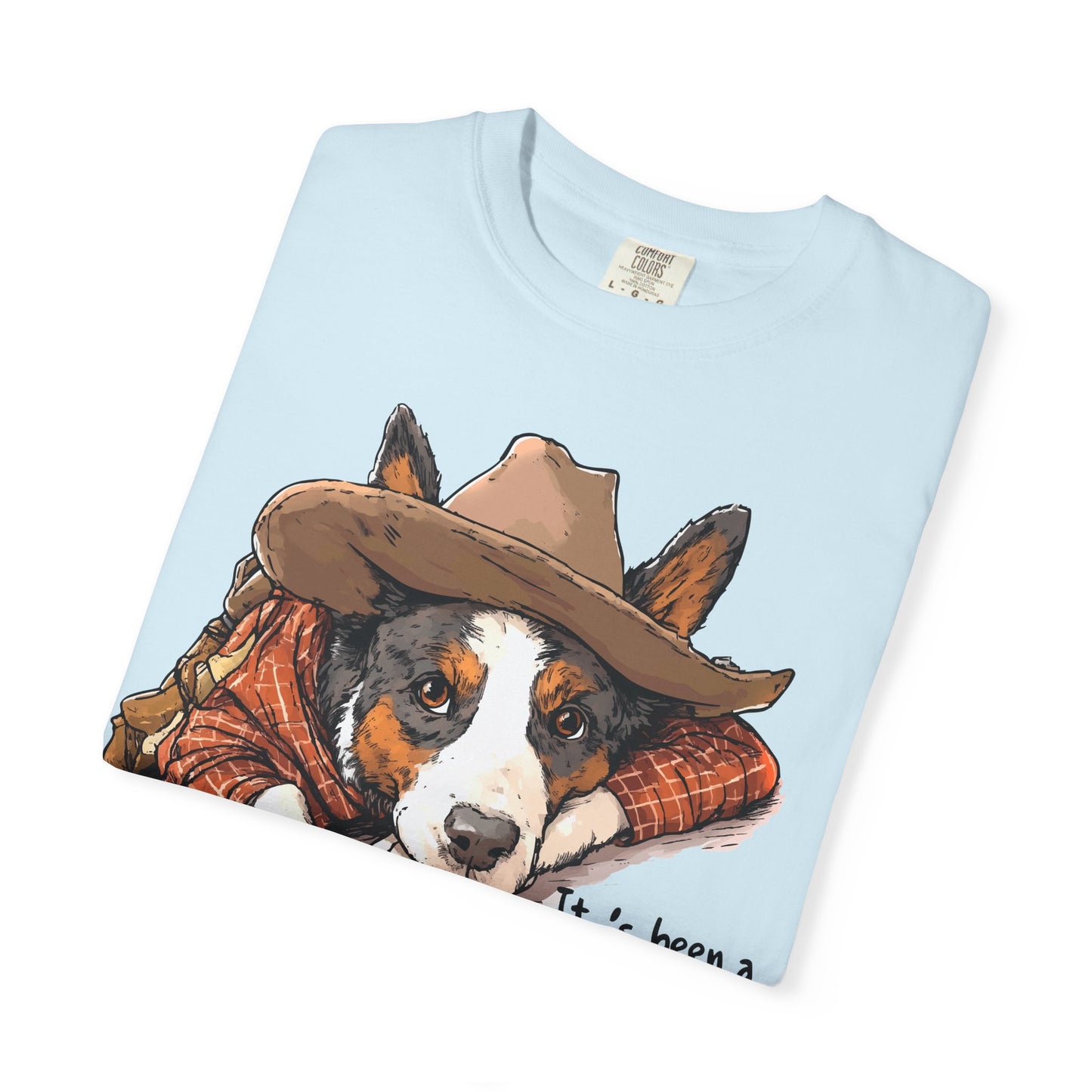 Garment-Dyed T-shirt Hard Days Night Cowdog Shirt