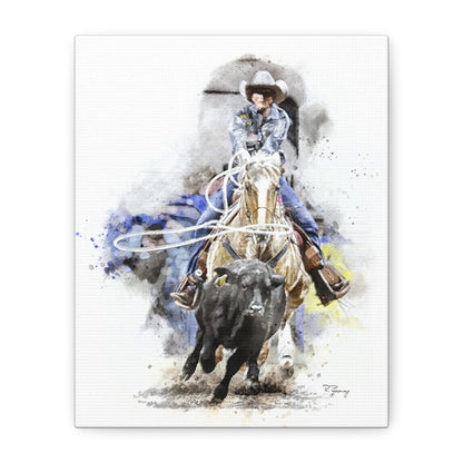 Canvas Print - Breakaway Roper Print on Canvas