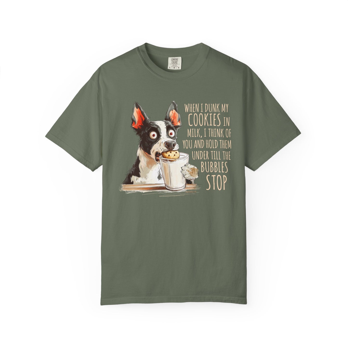 Cowdog Dipping Cookies T-Shirt - Unisex