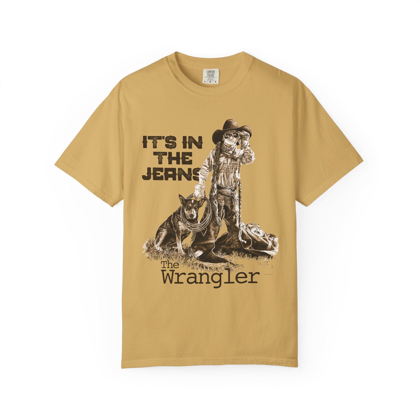 Rodeo T-shirt, It's In the Jeans, Unisex Tee, Garment-Dyed Shirt