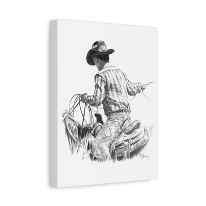 Ranch Roping, Custom Stretched Canvas