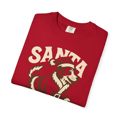 Santa Paws T-shirt - Western Christmas Cowboy Tee