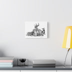 Future Bull Rider Stretched Canvas