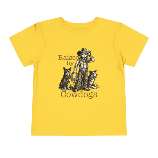 Raised by Cowdogs Girl Toddler TShirt