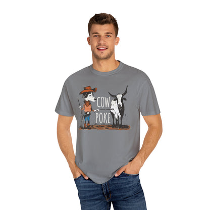 Cow Poke T-Shirt - Unisex Garment-Dyed
